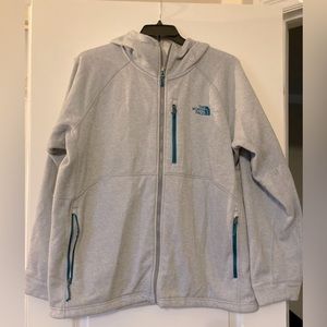 Men’s the north face zip up sweatshirt jacket with hoodie